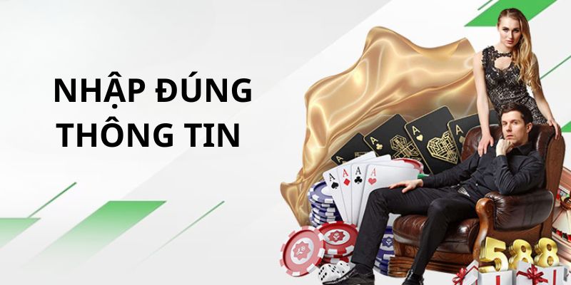 Điền chính xác thông tin đăng ký Go88 và check lại xem đúng hay chưa