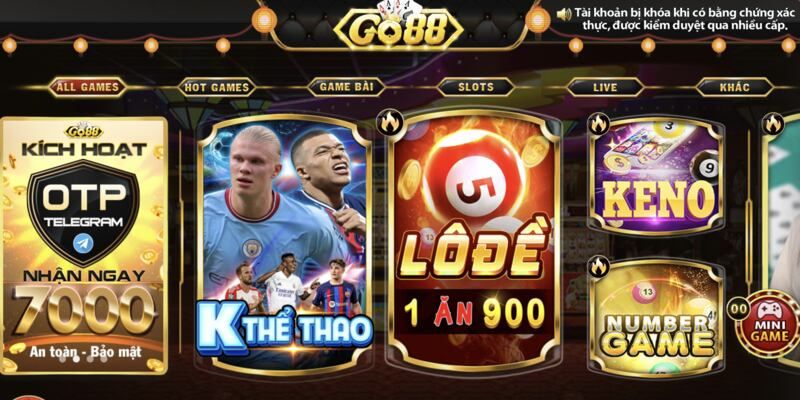 Kho game chất lượng đến từ Nhà Cái Go88 Kho game chất lượng đến từ Nhà Cái Go88