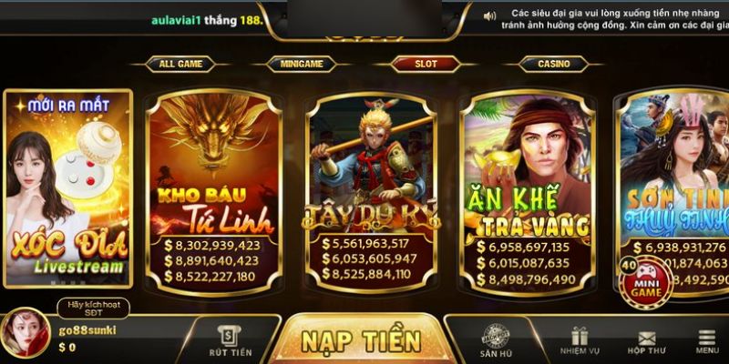 Nổ hũ uy tín Go88 chinh phục người chơi Việt Nổ hũ uy tín Go88 chinh phục người chơi Việt