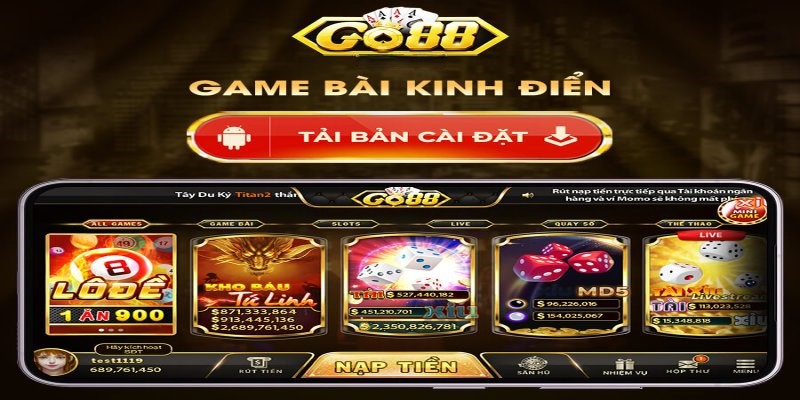 Hướng dẫn tải game Go88 về máy hệ Android Hướng dẫn tải game Go88 về máy hệ Android